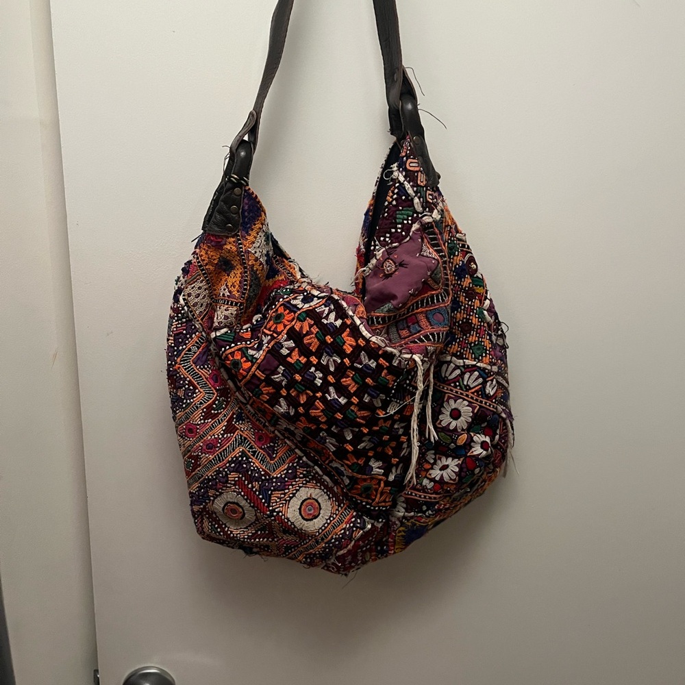 Free People Colorful Patterned Hobo Bag